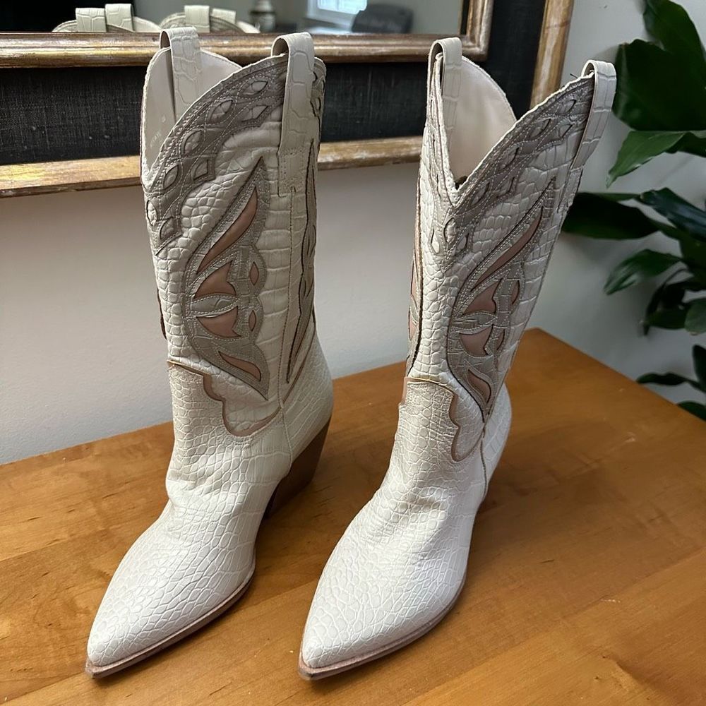 Steve Madden by Free People Wynter Cowboy Boots NEVER WORN - Picture 10 of 12